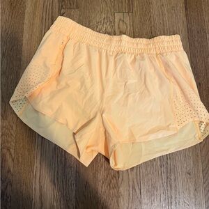 Women's Peach Athleta Hustle Shorts
